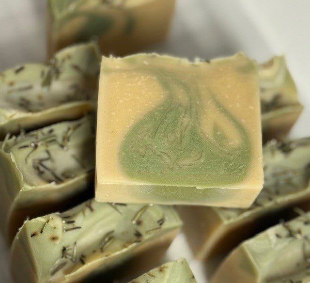 Artisan Goats Milk Soap - Mountain Breeze - Lewina Homestead