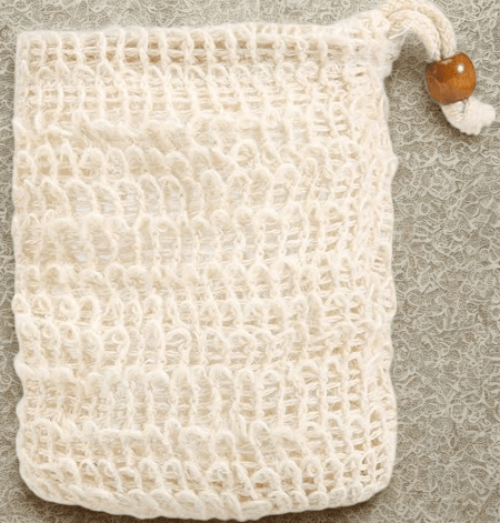 Natural Sisal Soap Saver Bag | Zero - Waste Exfoliating & Storage Bag - Lewina Homestead
