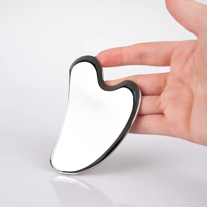 Upcircle Gua Sha - Recycled Stainless Steel Facial Sculpting Tool - Lewina Homestead