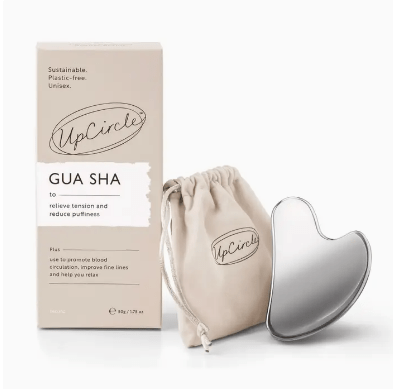 Upcircle Gua Sha - Recycled Stainless Steel Facial Sculpting Tool - Lewina Homestead