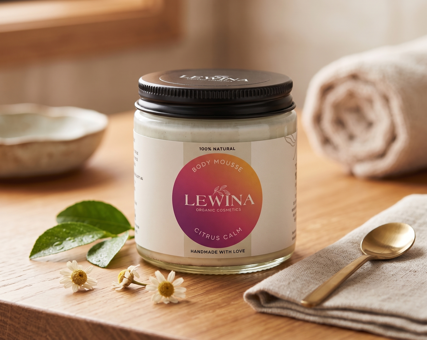 LOC Body Mousse | Natural Whipped Body Butter for Dry Skin