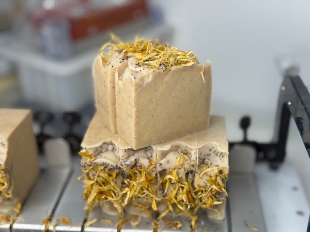 Artisan Goats Milk Soap - Dragon's Bloom - Lewina Homestead