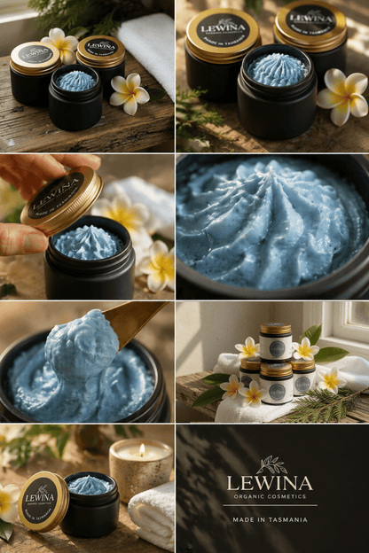 Frangipani Blue | Mineral Enzyme Mask - Lewina Homestead