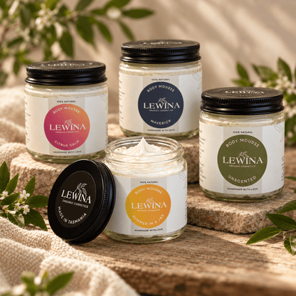 LOC Body Mousse | Natural Whipped Body Butter for Dry Skin - Lewina Homestead