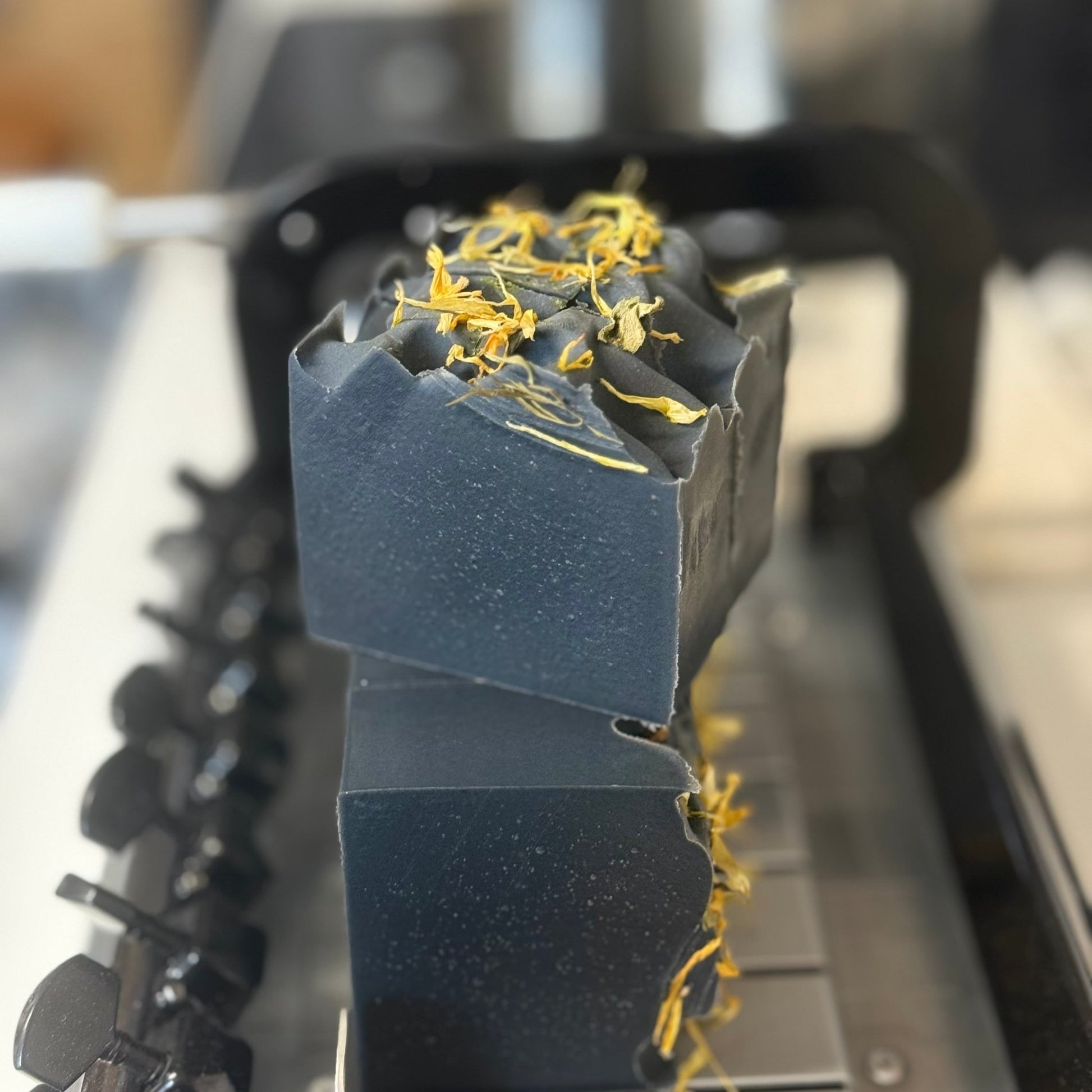 Neroli Zenith Charcoal Bar | A Purifying Citrus - Floral Soap with Calendula - Pre order - Lewina Homestead