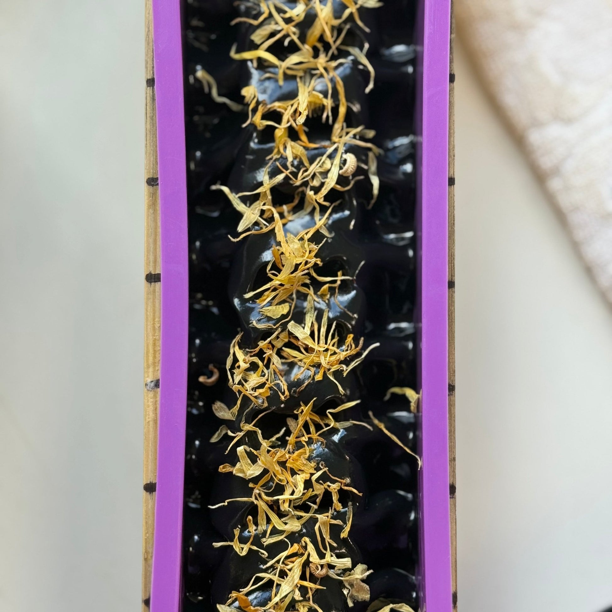 Neroli Zenith Charcoal Bar | A Purifying Citrus - Floral Soap with Calendula - Pre order - Lewina Homestead