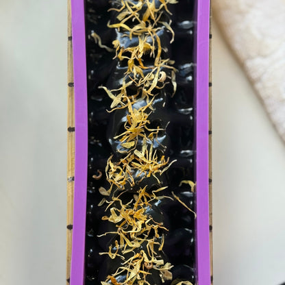 Neroli Zenith Charcoal Bar | A Purifying Citrus - Floral Soap with Calendula - Pre order - Lewina Homestead