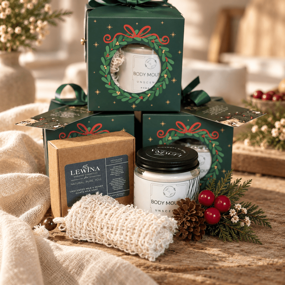The Gentle Holiday Gift Set - Lewina Homestead