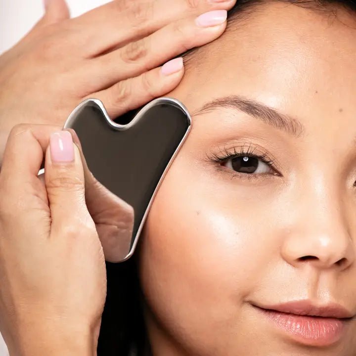 Upcircle Gua Sha - Recycled Stainless Steel Facial Sculpting Tool - Lewina Homestead