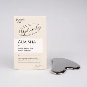 Upcircle Gua Sha - Recycled Stainless Steel Facial Sculpting Tool - Lewina Homestead