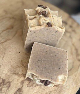 Wake - Up Call Coffee Scrub Soap Bar | Exfoliating and Energizing Shower Bar - Lewina Homestead